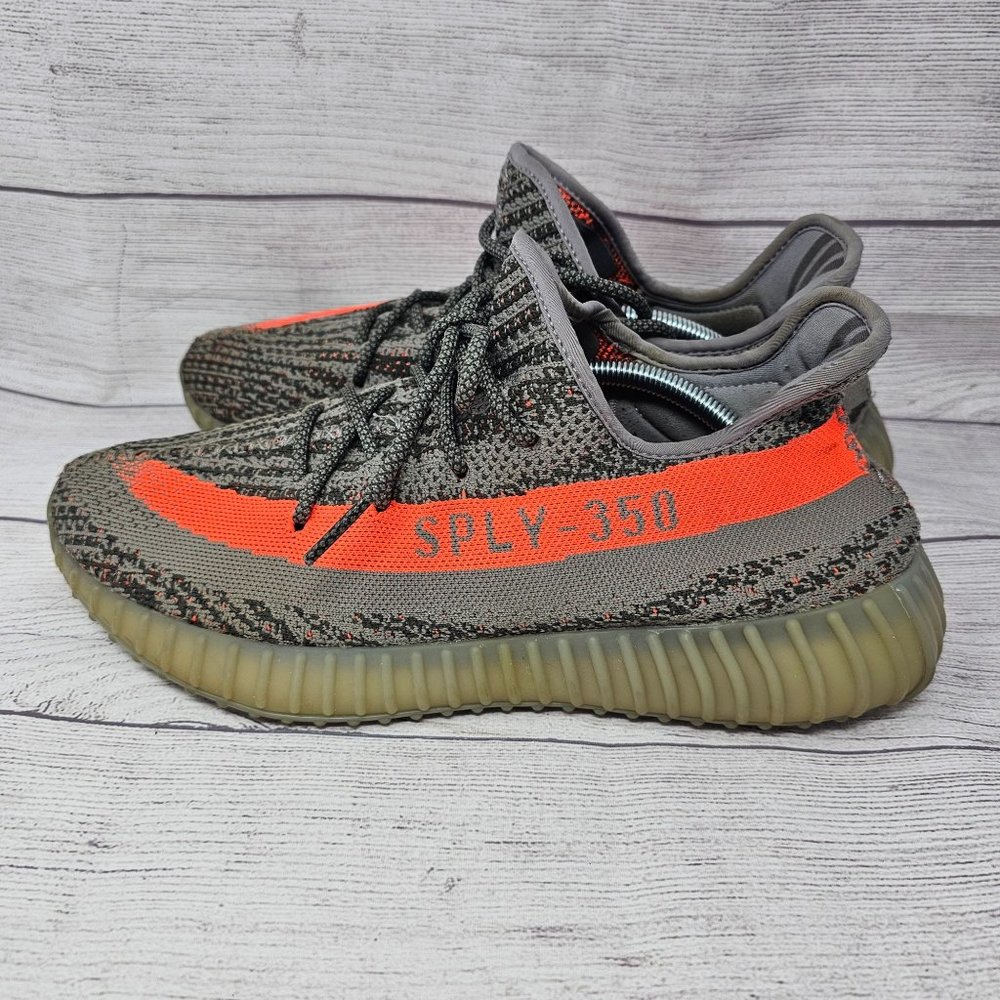 ADIDAS‎ YEEZY BOOST 350 V2 Beluga Reflective GW1229 100% AUTHENTIC Men's sz 12 - Picture 8 of 11